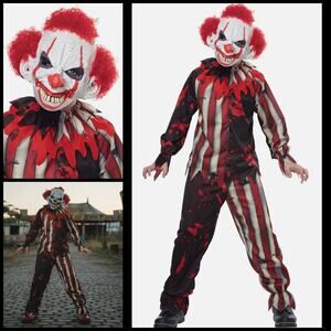 California Costumes NIGHTMARE CLOWN Boys M 8/10 Halloween Horror Scary NEW!!!